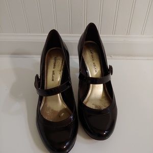 Antonio Melani 9M metallic brown heels